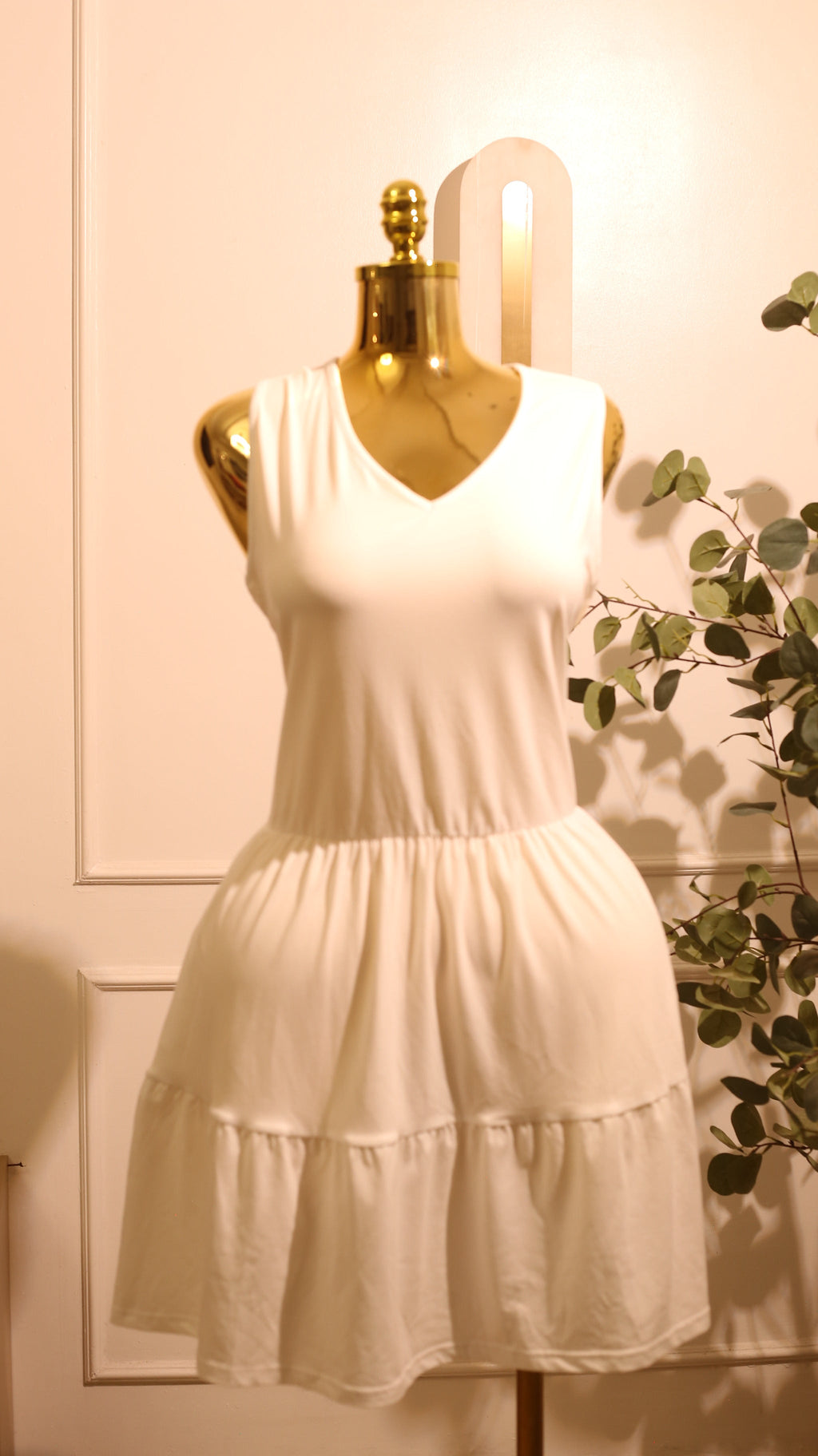 White Hang Ten Newport Dress