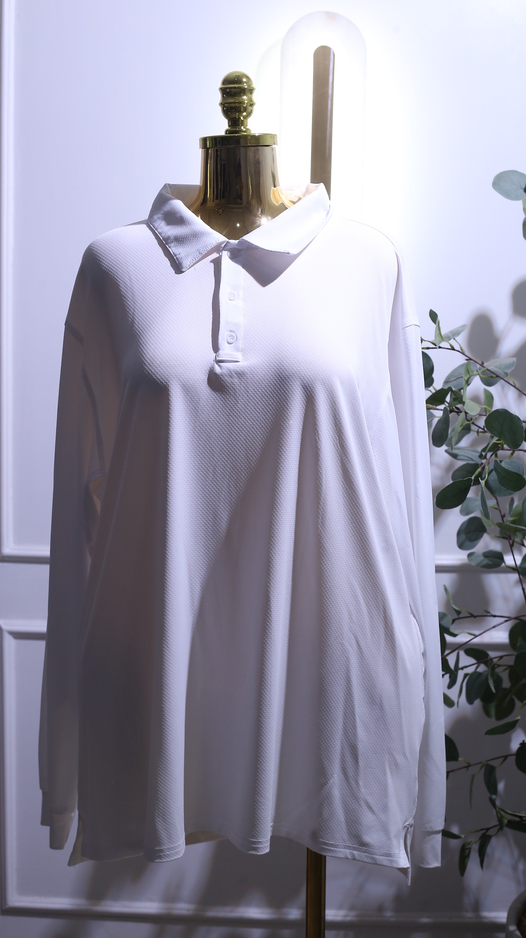 White Polo top