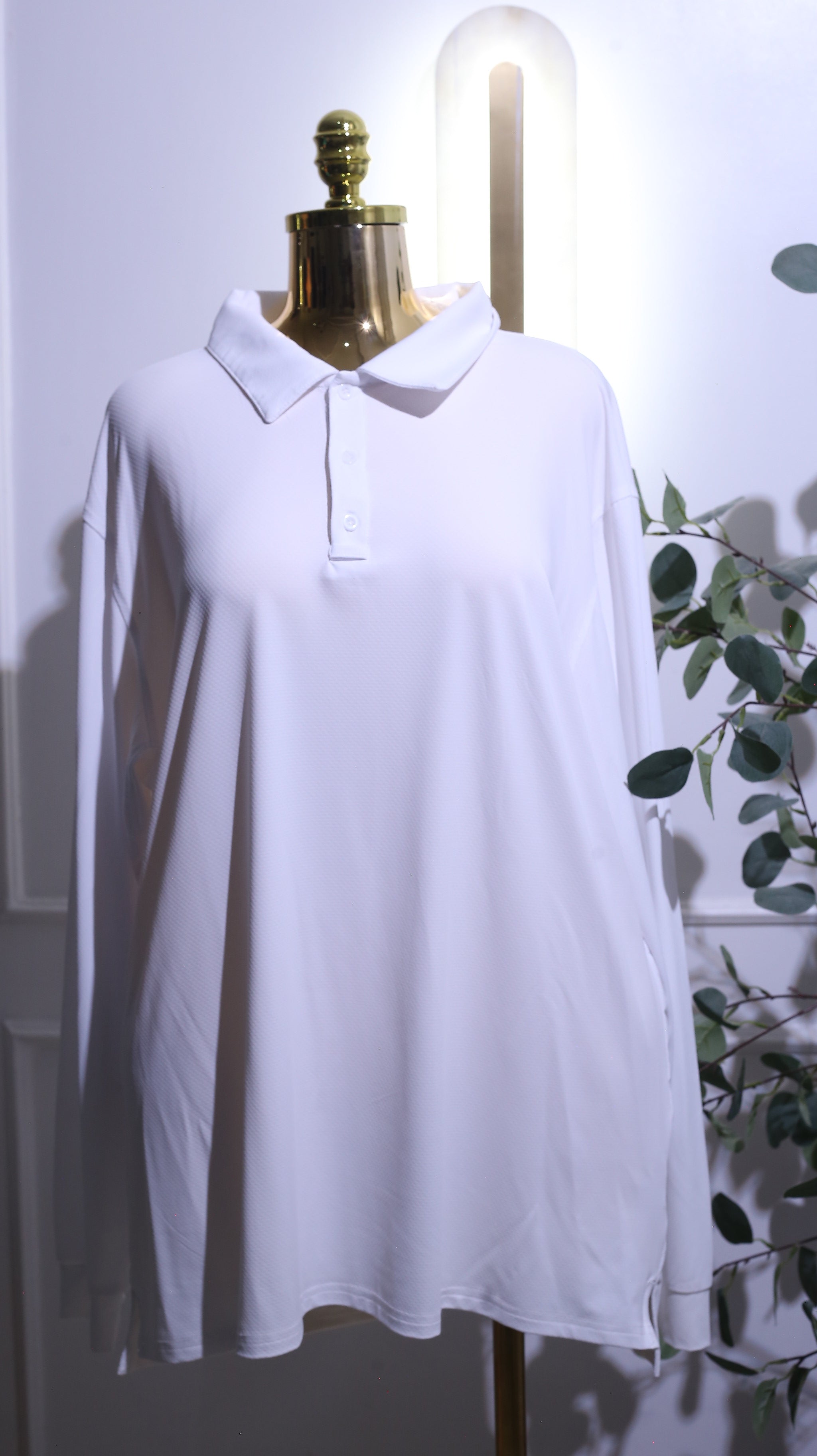 White Polo top