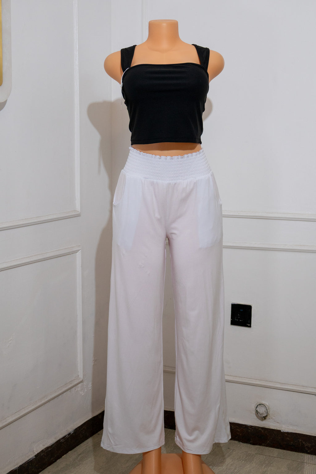 White Palazzo Pants