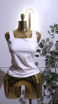 White Seamless Tank Top